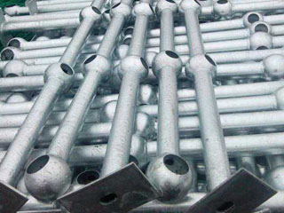 熱鍍鋅球型柱欄桿 熱鍍鋅球型柱欄桿